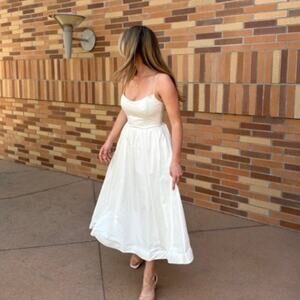 NEW House of CB Lolita ivory corset sundress Size Small